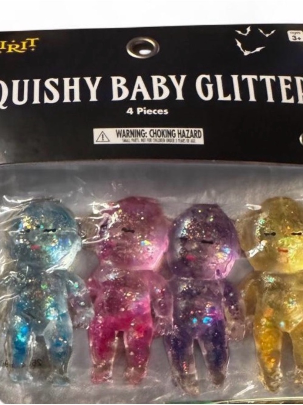 Squishy Baby Glitter- Blue, Pink, Purple, Gold